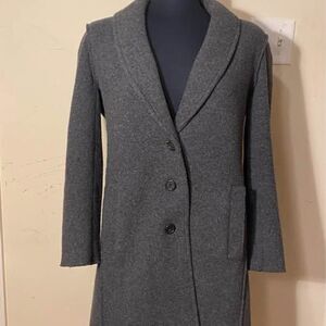 J Crew Gray Wool Blend Coat Size 4